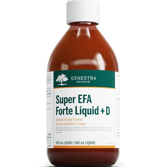 Natural Orange Flavour, 500mL | Genestra Brands Super EFA Forte Liquid + D