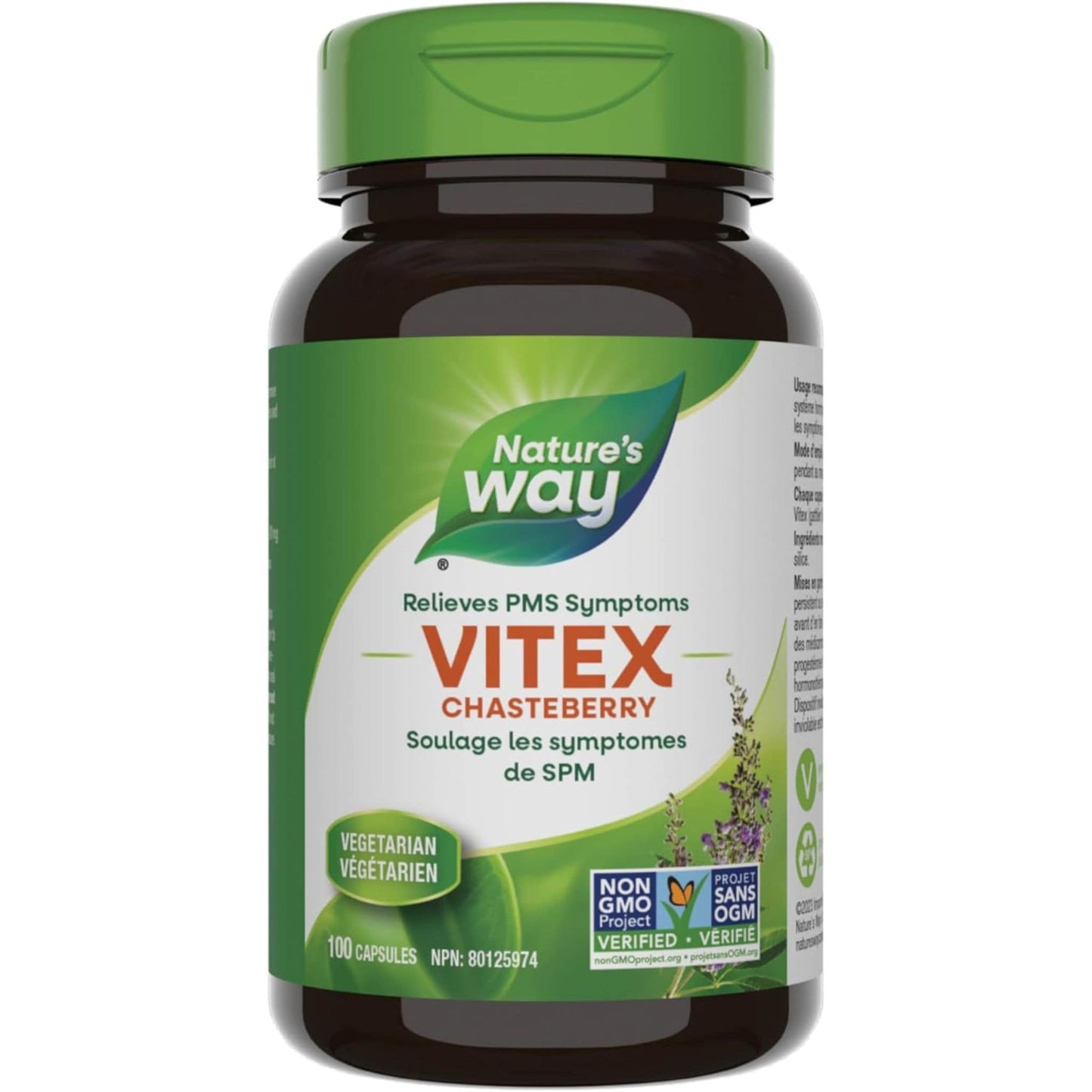 100 Capsules | Nature's Way Vitex Chasteberry
