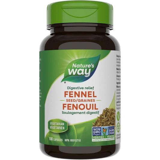 100 Vegetarian Capsules | Nature's Way Fennel Seed