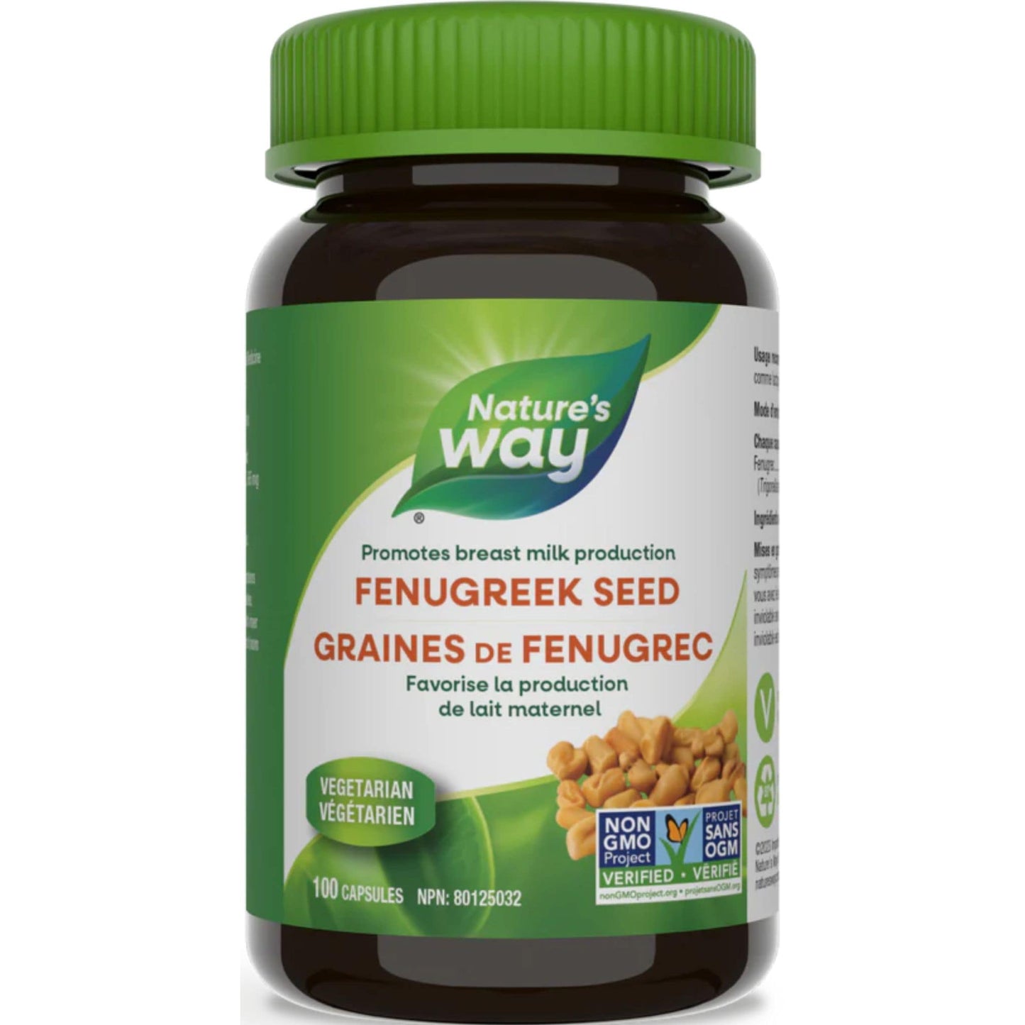 100 Vegetarian Capsules | Nature's Way Fenugreek Seed