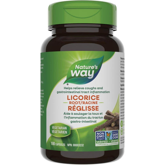 100 Vegetable Capsules | Nature's Way Licorice Root