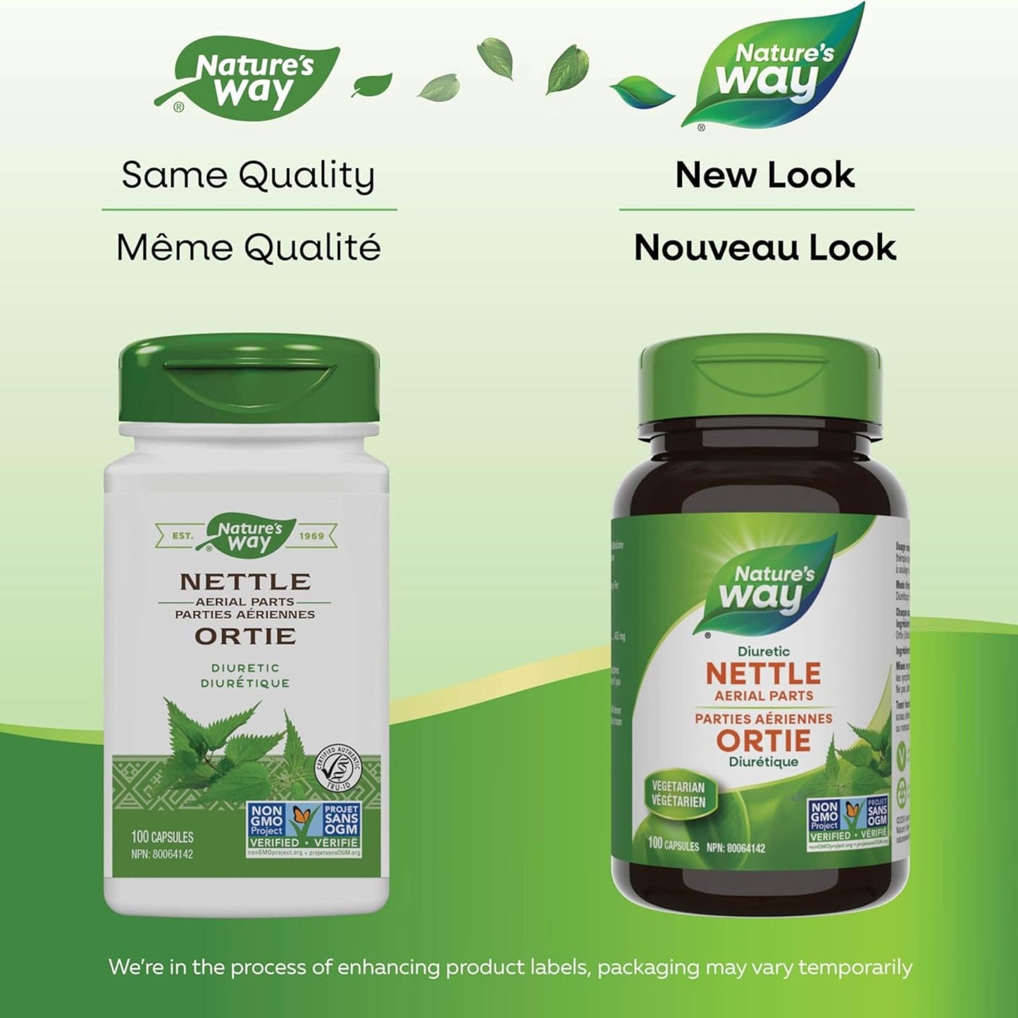 100 Vegetarian Capsules | Nature's Way Nettle Aerial Parts