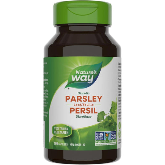 100 Vegetable Capsules | Nature's Way Parsley, Diuretic