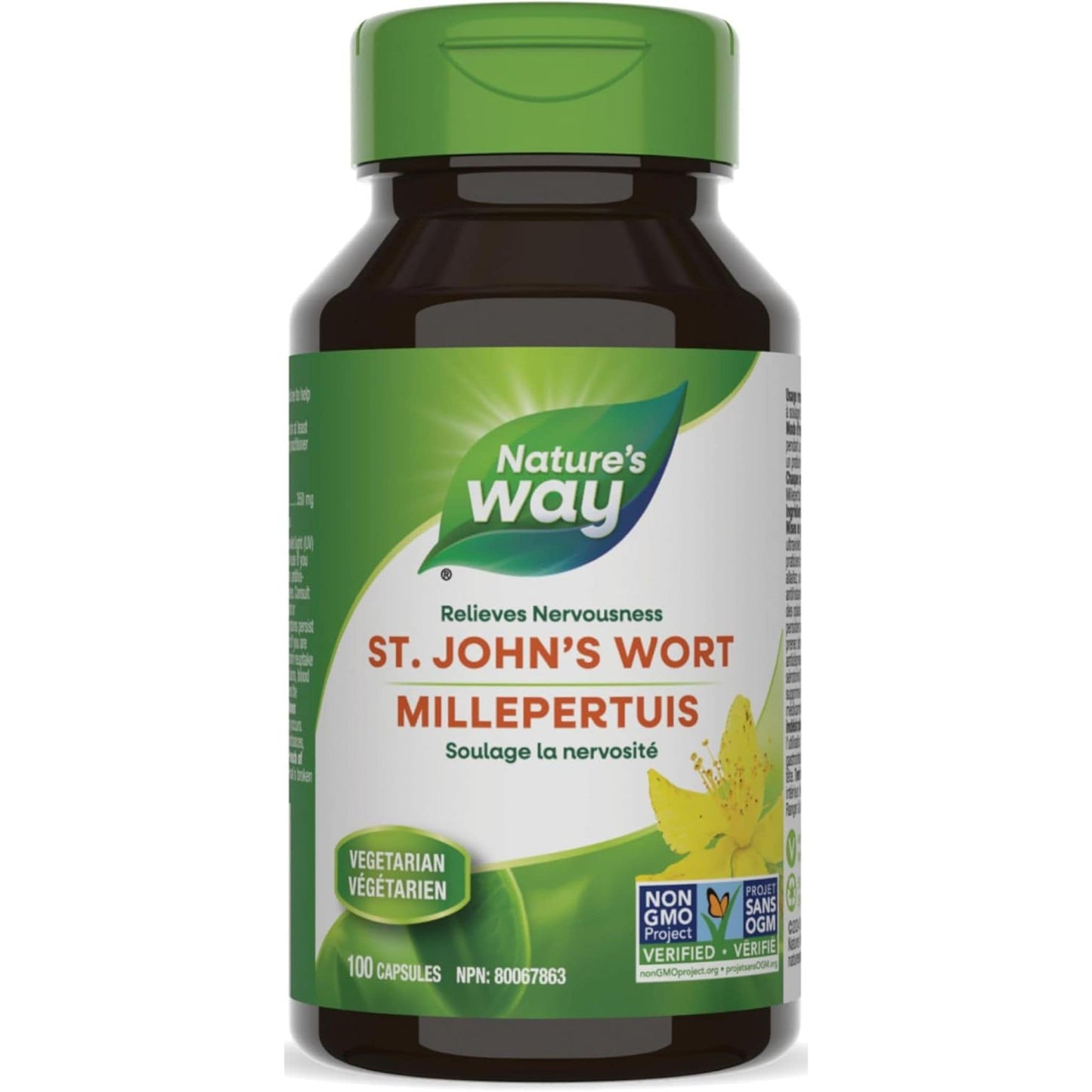 100 Vegetarian Capsules | Nature's Way St. John's Wort