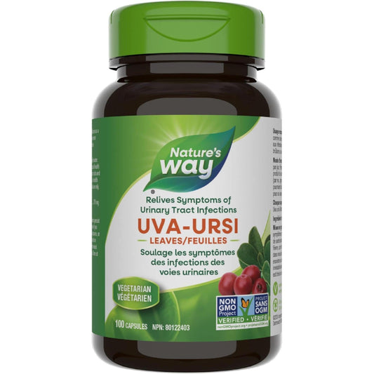 100 Vegetable Capsules | Nature's Way UVA - URSI Leaves