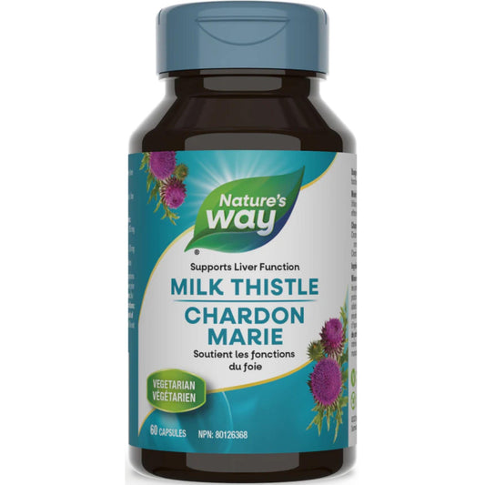 60 Vegetable Capsules | Nature's Way Milk Thistle Standardized Extract