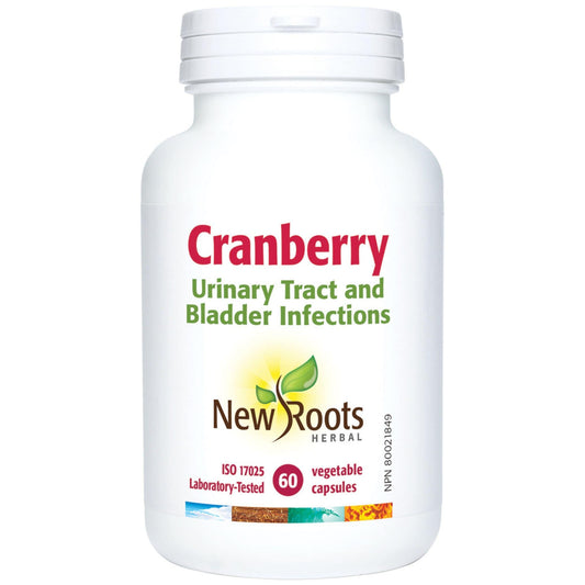 New Roots Cranberry 600mg, 60 Capsules