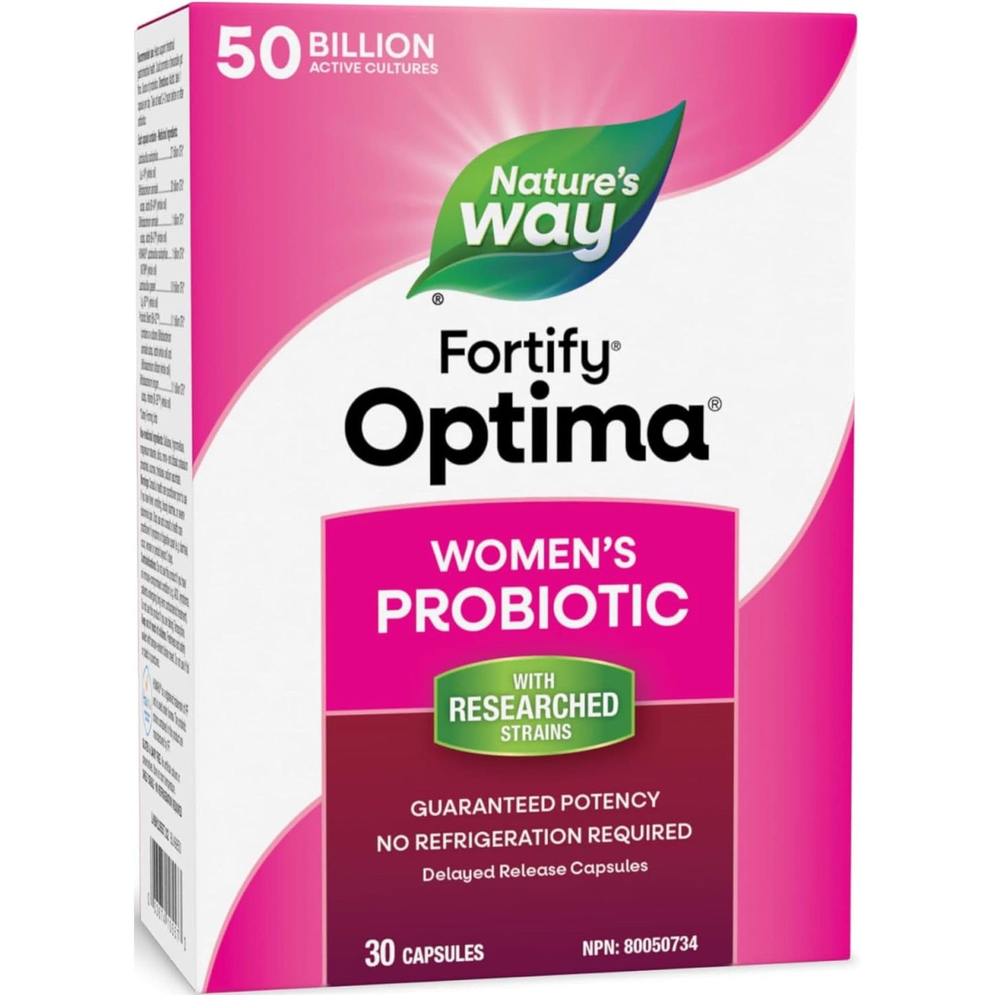 30 Capsules | Nature's Way Fortify Optima Women's Probiotic 50 Billion