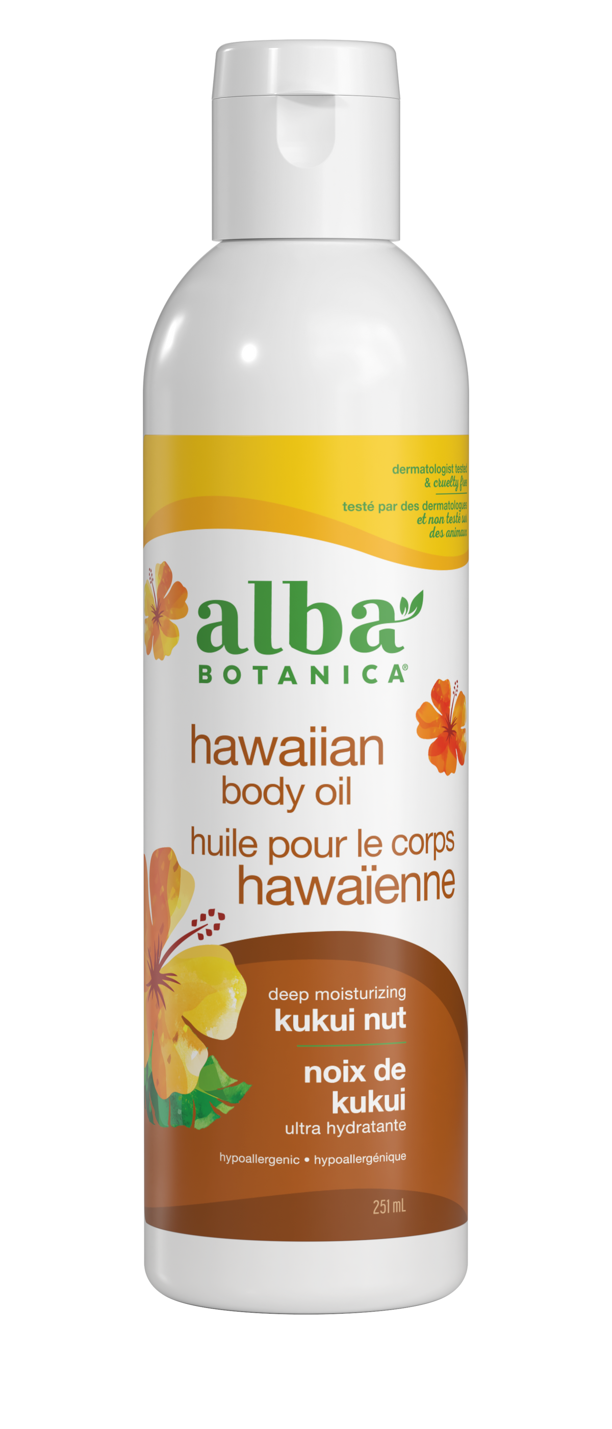 Alba Botanica Kukui Nut Body Oil
