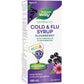 120mL | Nature's Way Sambucus Cold and Flu Syrup for Kids, Elderberry with Propolis and Echinacea