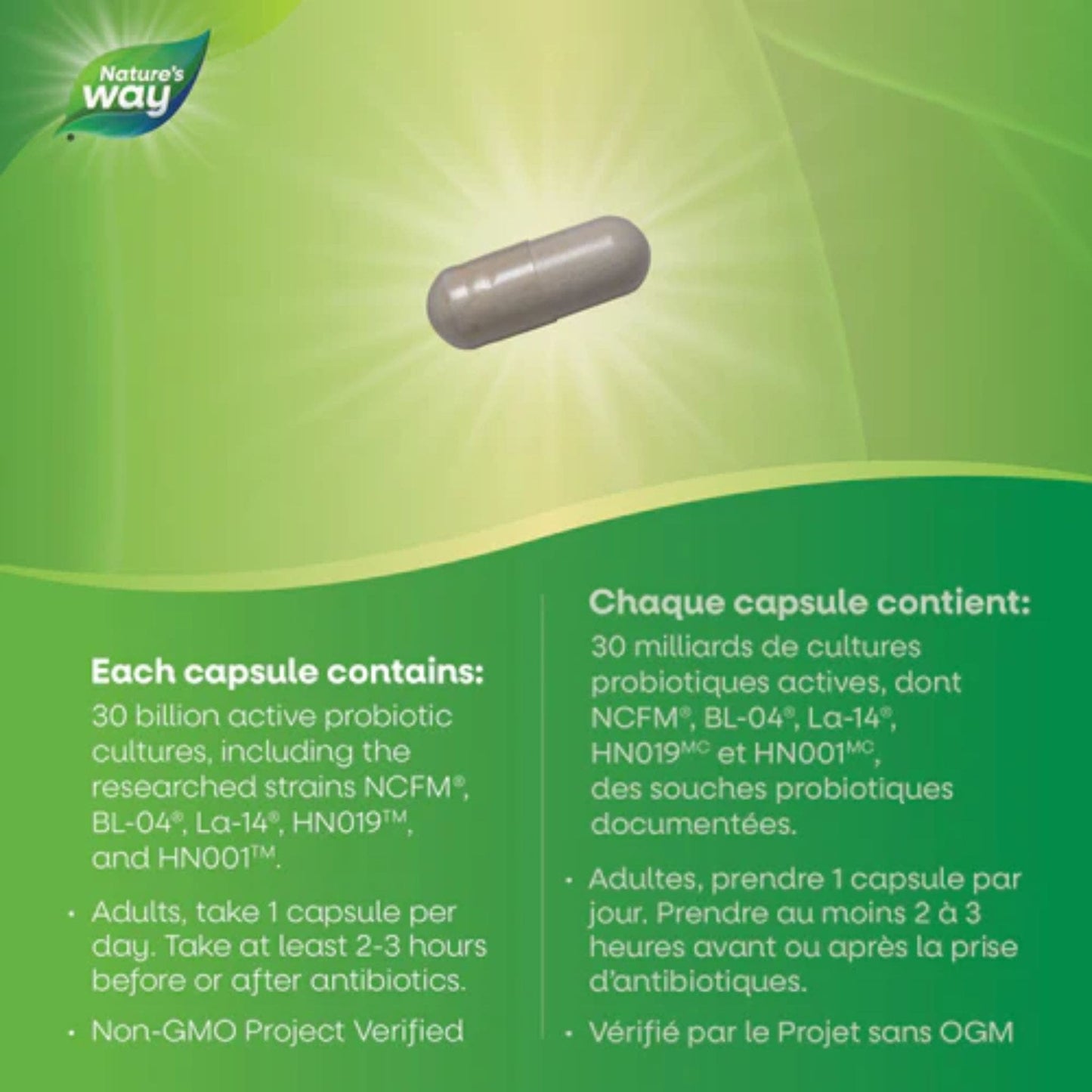 30 Capsules | Nature's Way Fortify Women's Probiotic 30 Billion