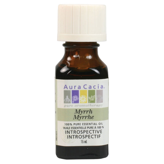Aura Cacia Myrrh Essential Oil Pure 15ml