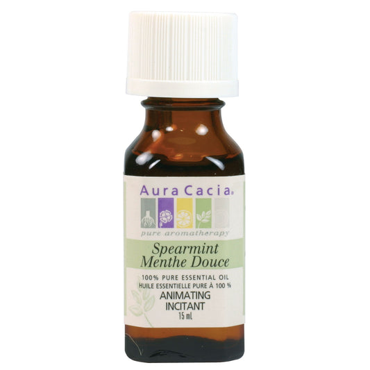 Aura Cacia Spearmint Essential Oil Pure 15ml