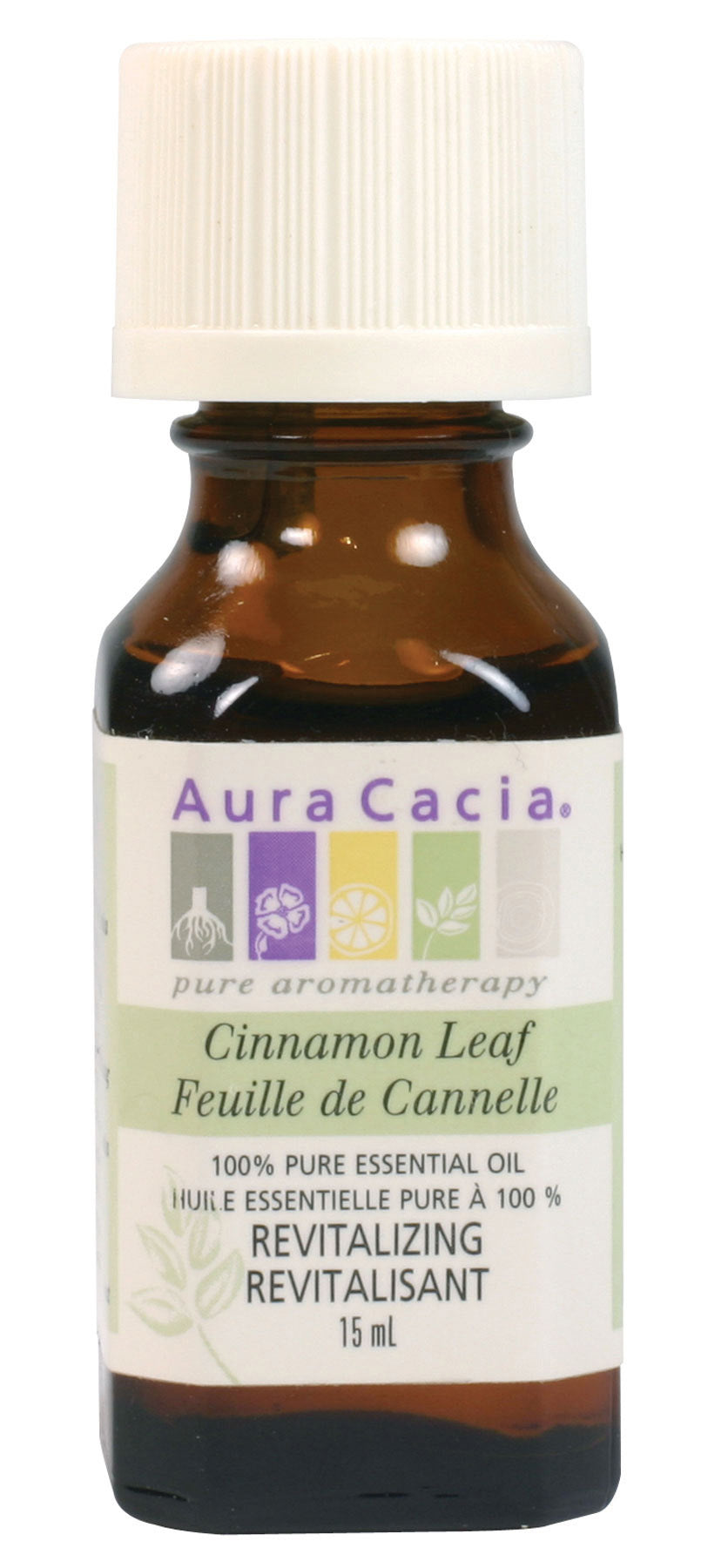 Aura Cacia Cinnamon Leaf Essential Oil Pure 15ml