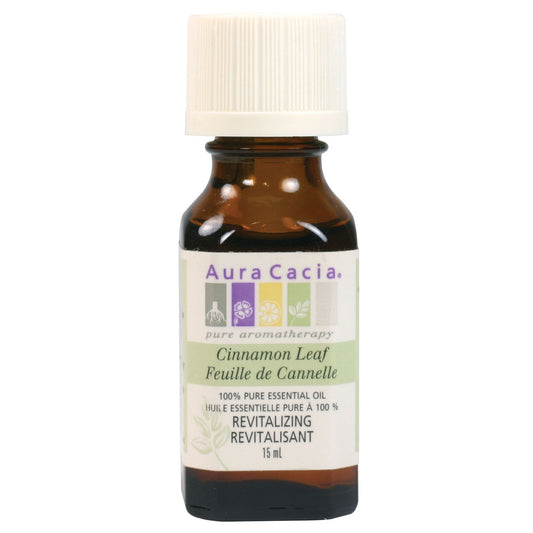 Aura Cacia Cinnamon Leaf Essential Oil Pure 15ml