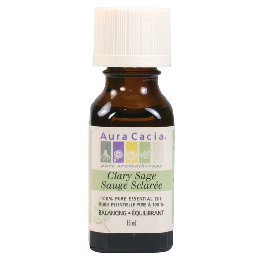Aura Cacia Clary Sage Essential Oil Pure 15ml