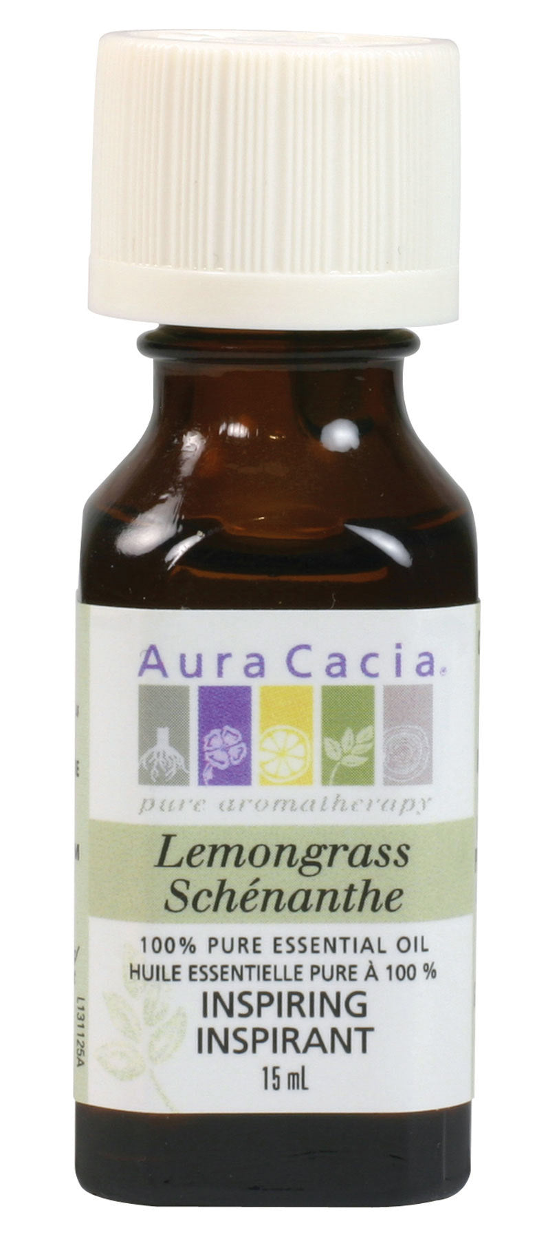 Aura Cacia Lemongrass Essential Oil Pure 15ml