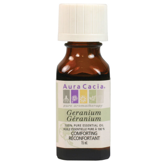 Aura Cacia Geranium Essential Oil Pure 15ml