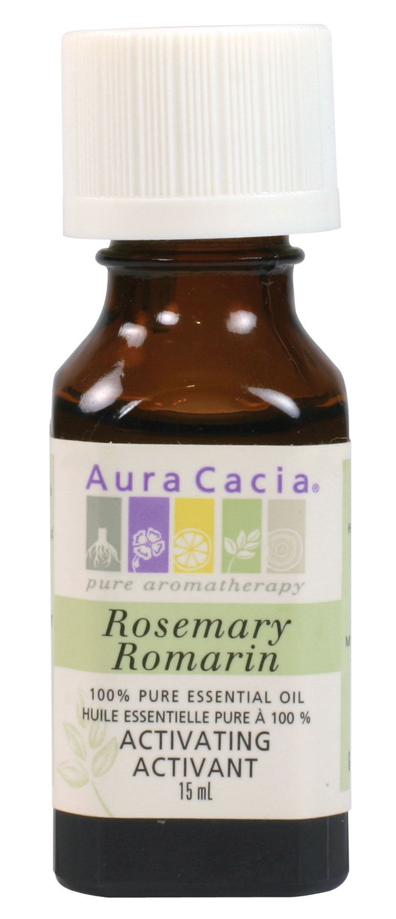 Aura Cacia Rosemary Essential Oil Pure 15ml