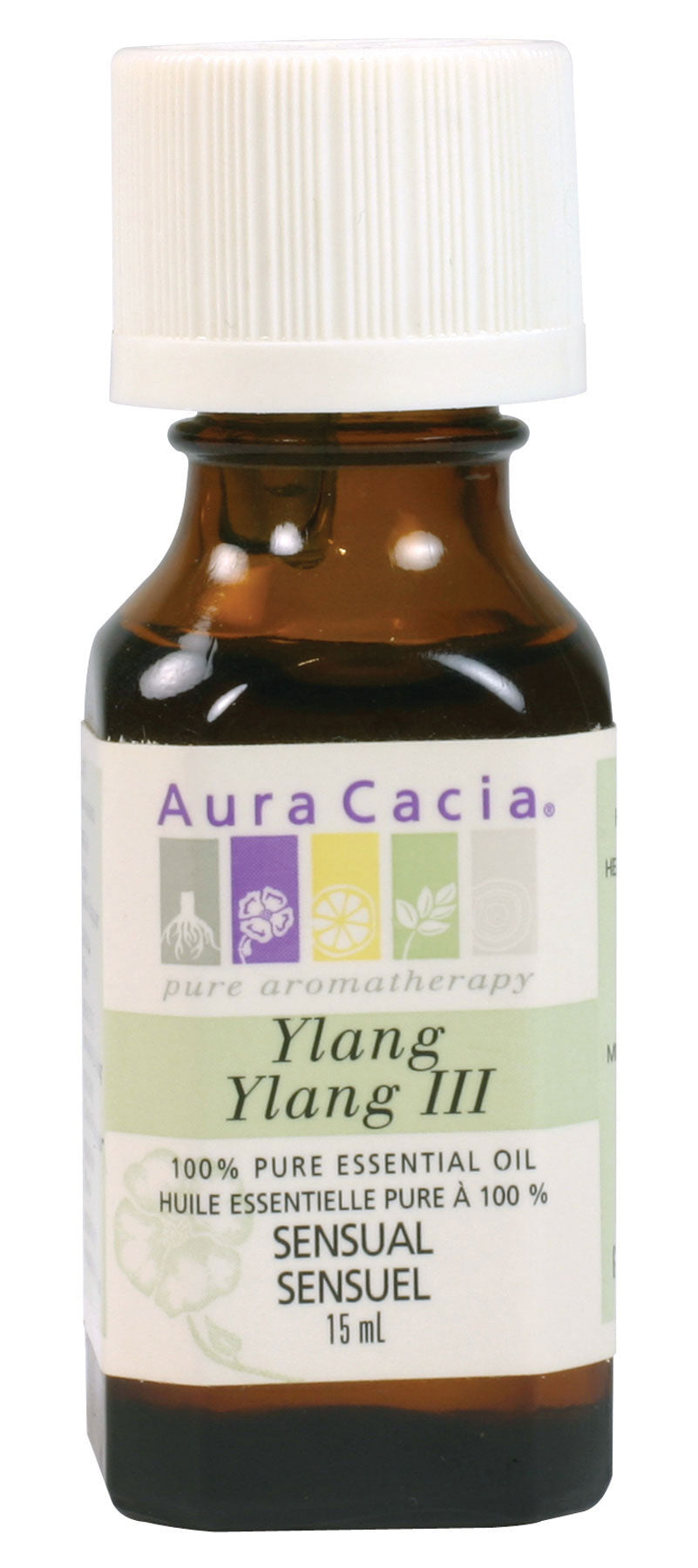 Aura Cacia Ylang Ylang III Essential Oil Pure 15ml