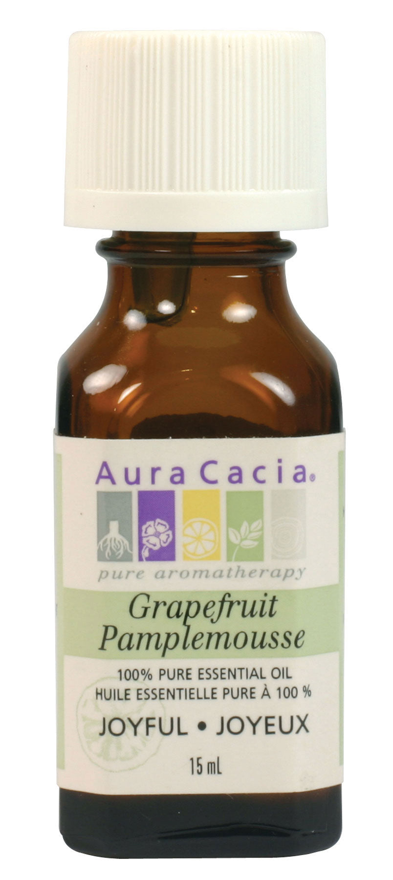 Aura Cacia Grapefruit Essential Oil Pure 15ml