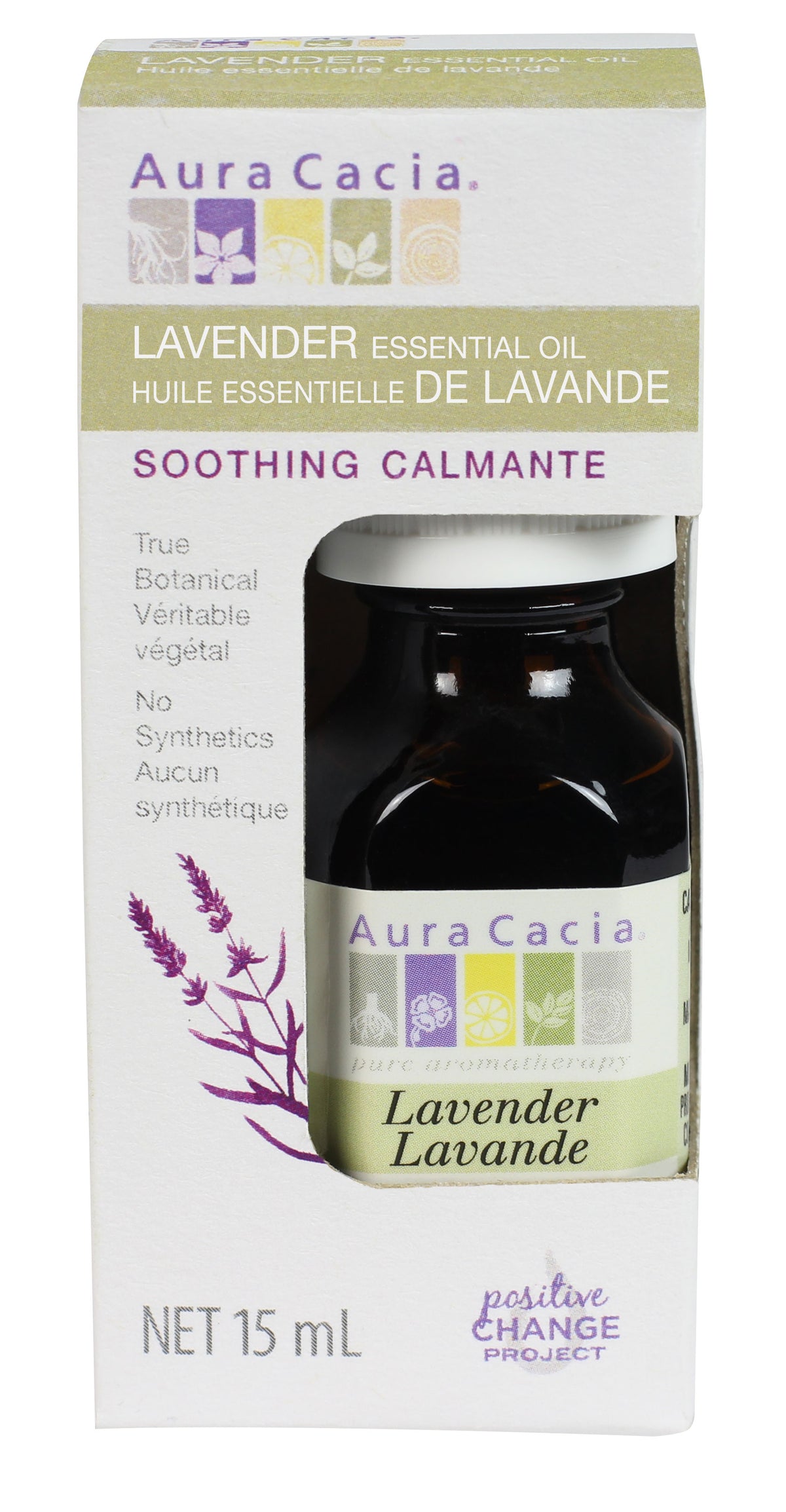 Aura Cacia Lavender Essential Oil Boxed 15ml