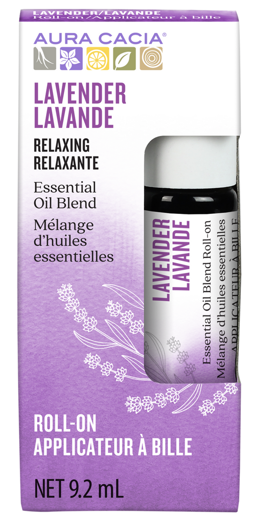 Aura Cacia Essential Oil Roll-On Lavender 9ml