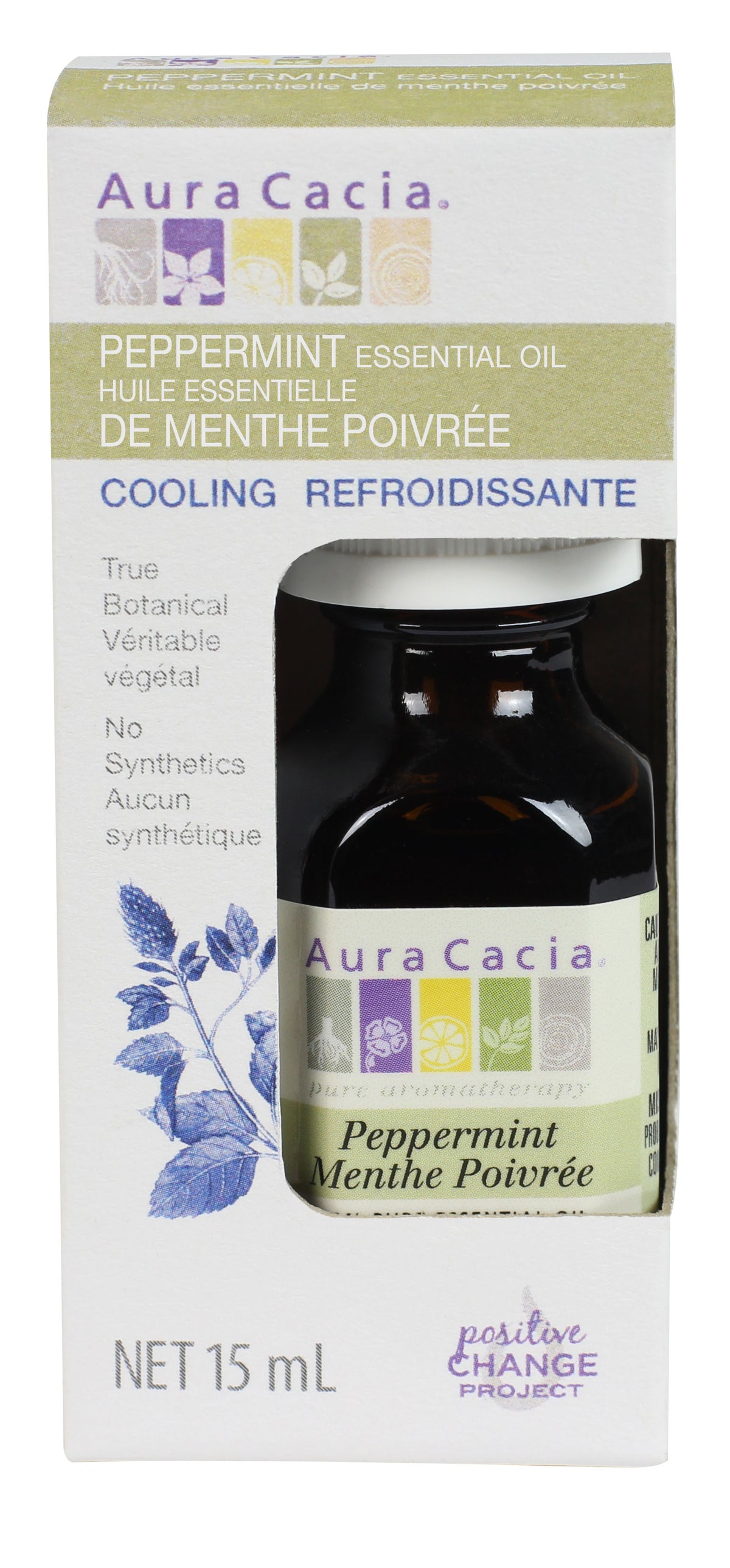 Aura Cacia Peppermint Essential Oil Boxed 15ml