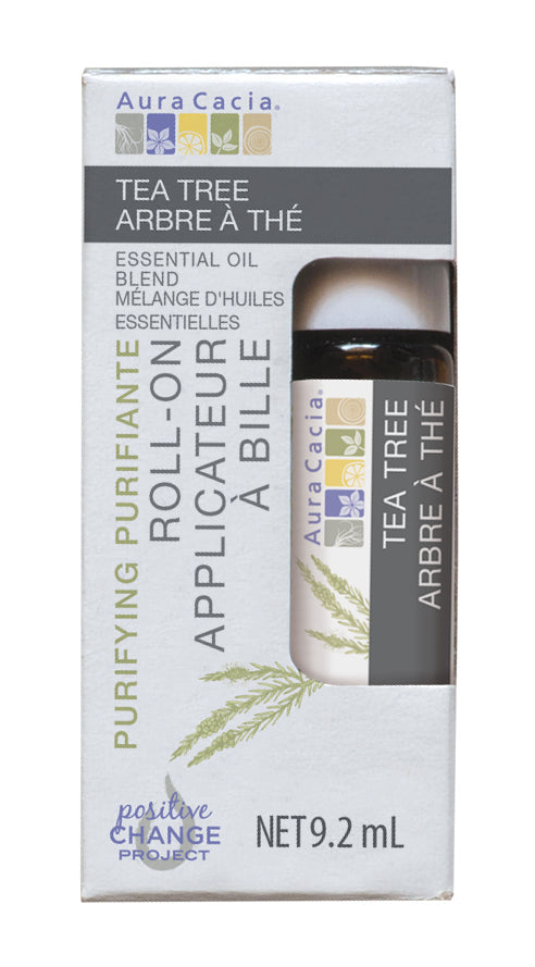Aura Cacia Essential Oil Roll-On Tea Tree 9ml