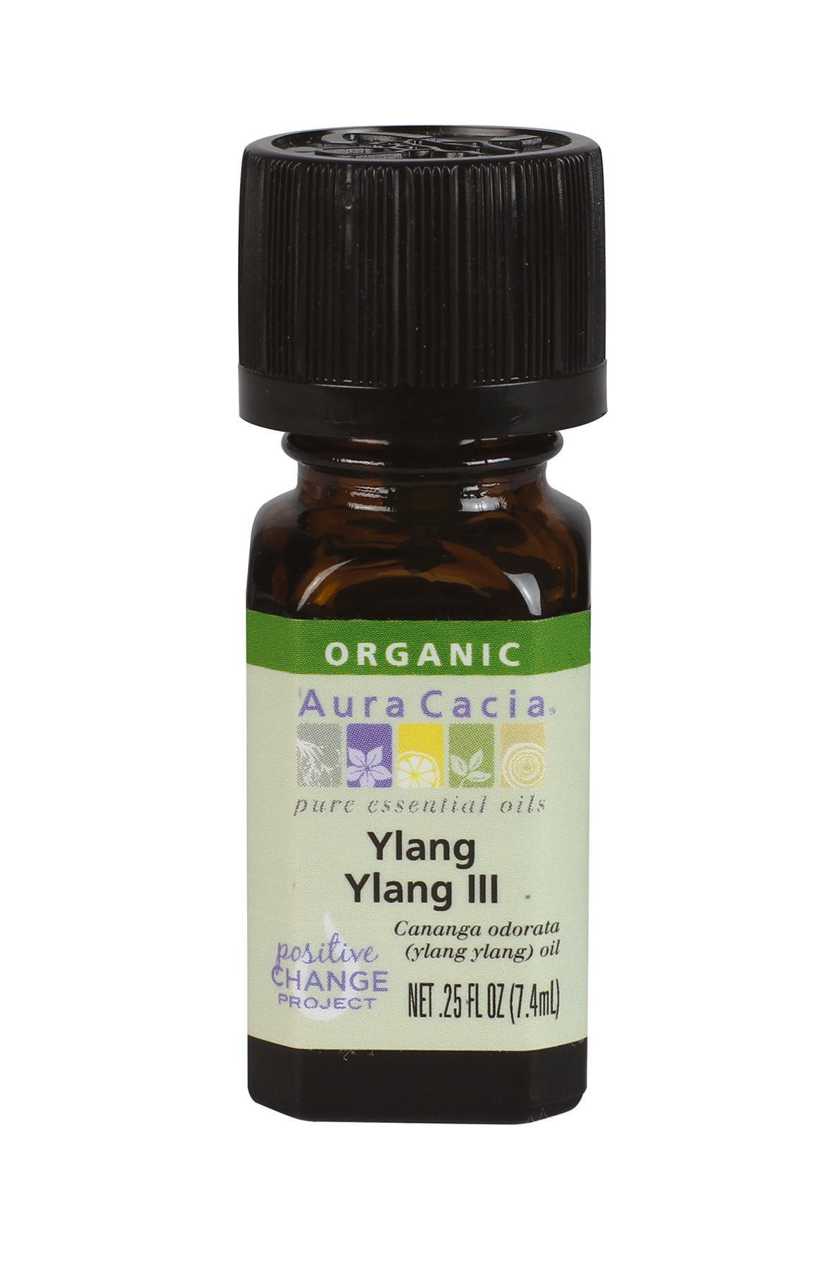 Aura Cacia Ylang Ylang III Essential Oil Certified Organic 7ml