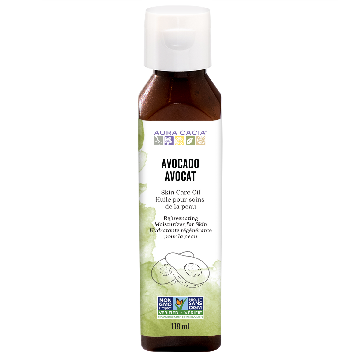 Aura Cacia Avocado Skin Care Oil Pure 118ml