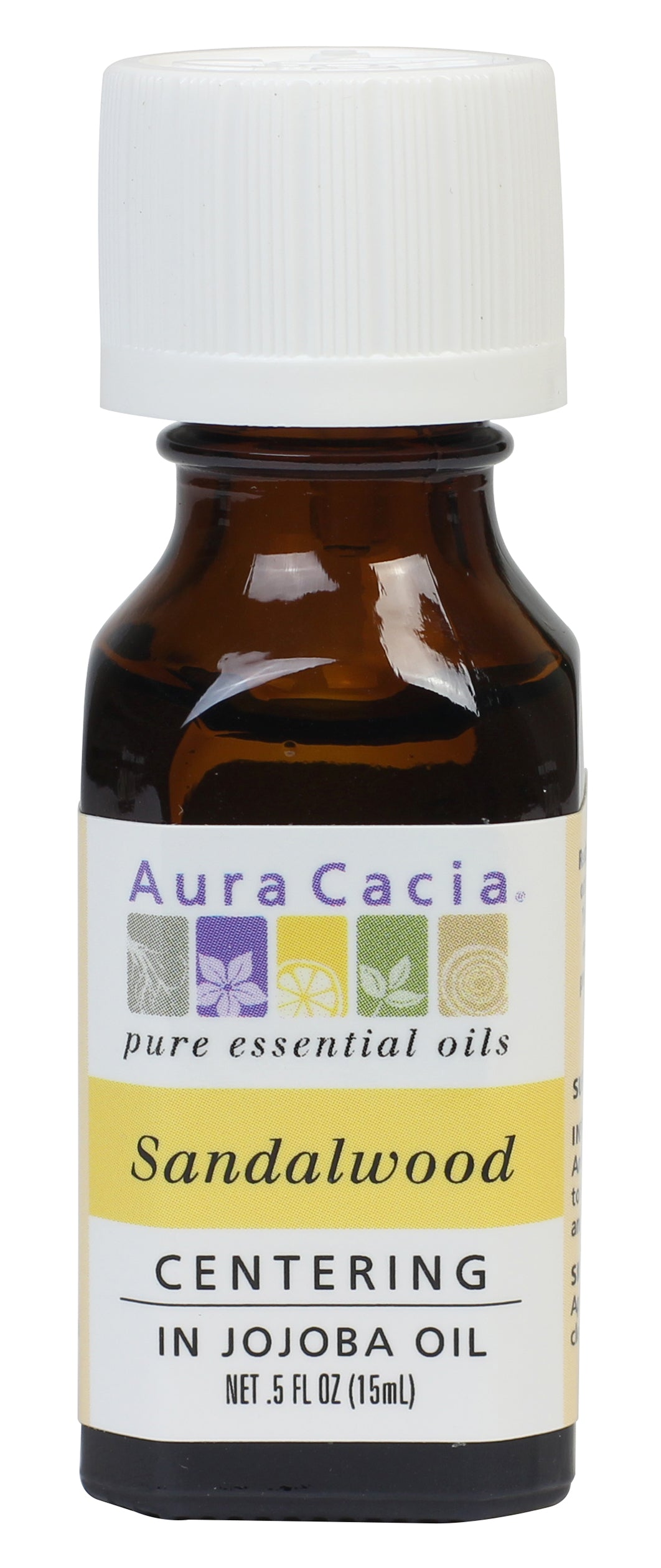 Aura Cacia Sandalwood Essential Oil Pure 15ml