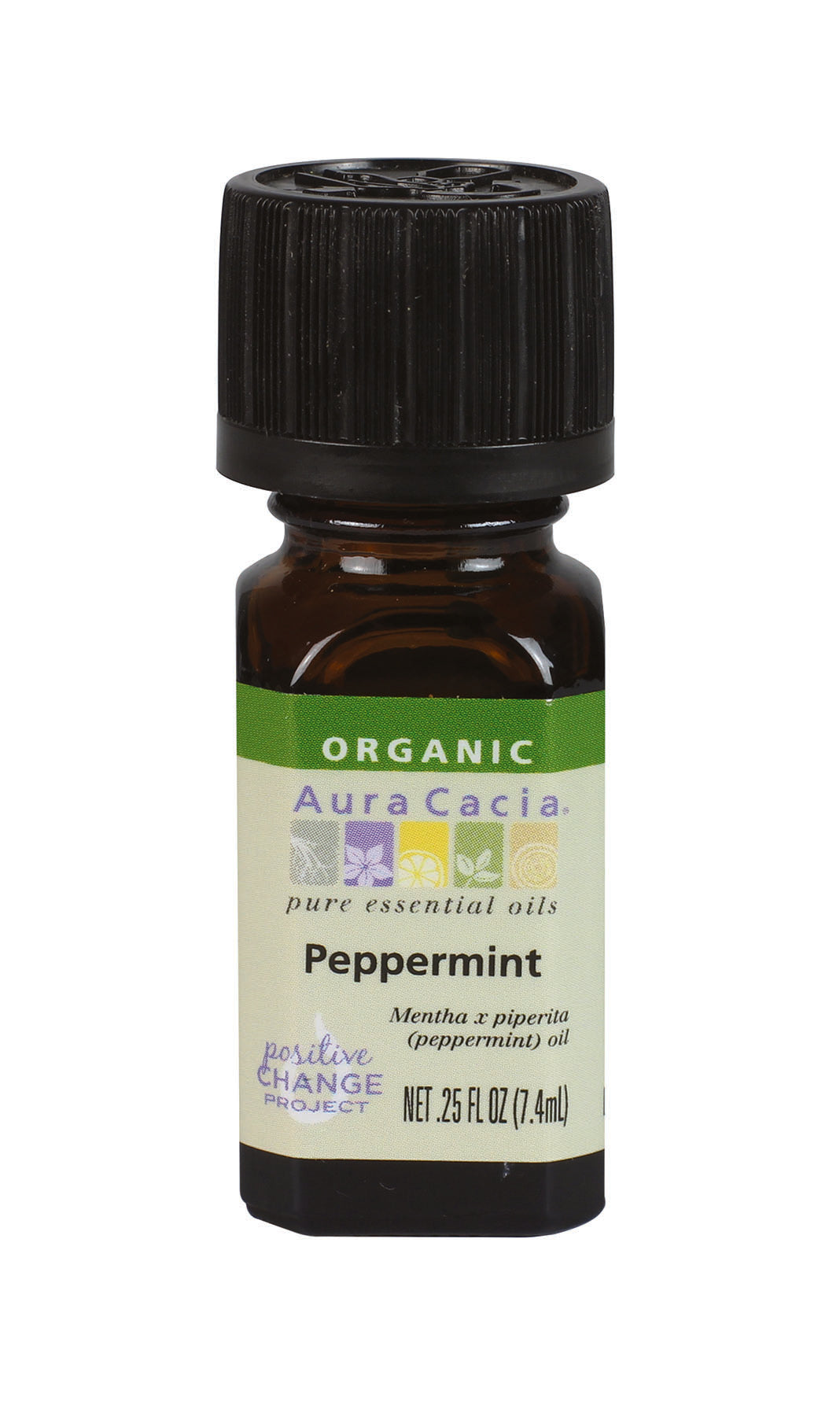 Aura Cacia Peppermint Essential Oil Certified Organic 7ml