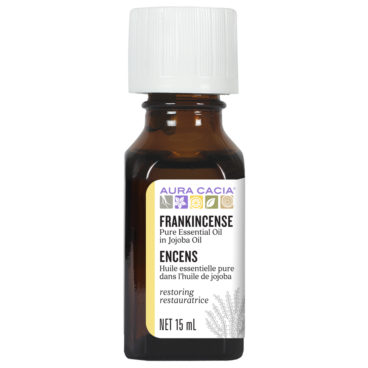 Aura Cacia Frankincense Essential Oil In Jojoba Oil 15ml