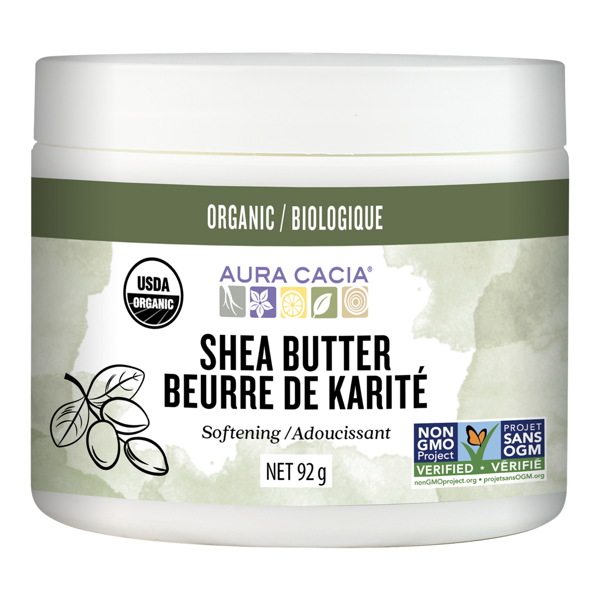 Aura Cacia Organic Shea Butter Certified Organic 92g