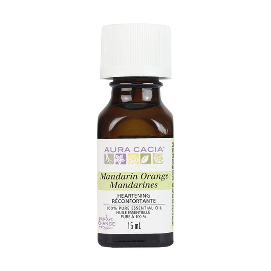 Aura Cacia Mandarin Orange Essential Oil Pure 15ml