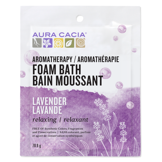 Aura Cacia Aromatherapy Foam Bath, 6-Pack Lavender 6 x 71g