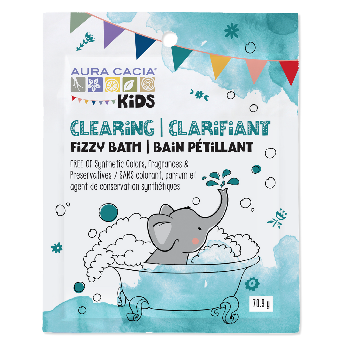 Aura Cacia Kids Fizzy Bath, 6-Pack Clearing 6 x 70.9g