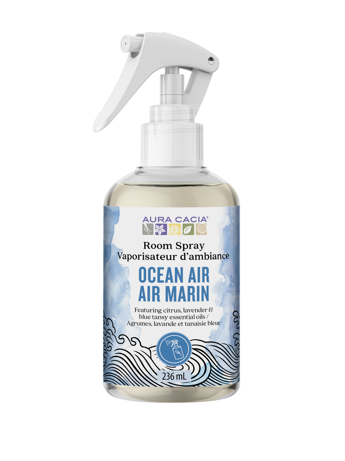 Aura Cacia Room Spray Ocean Air 236ml