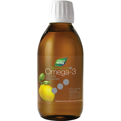 Zesty Lemon, 200mL | Nature's Way NutraSea Omega-3 High EPA 1500 mg