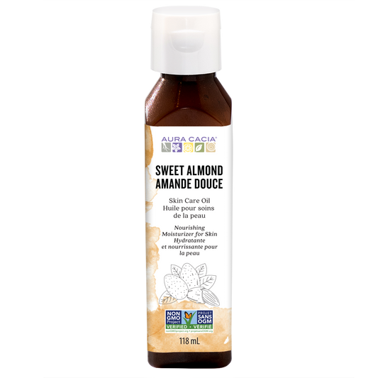 Aura Cacia Sweet Almond Skin Care Oil Pure 118ml