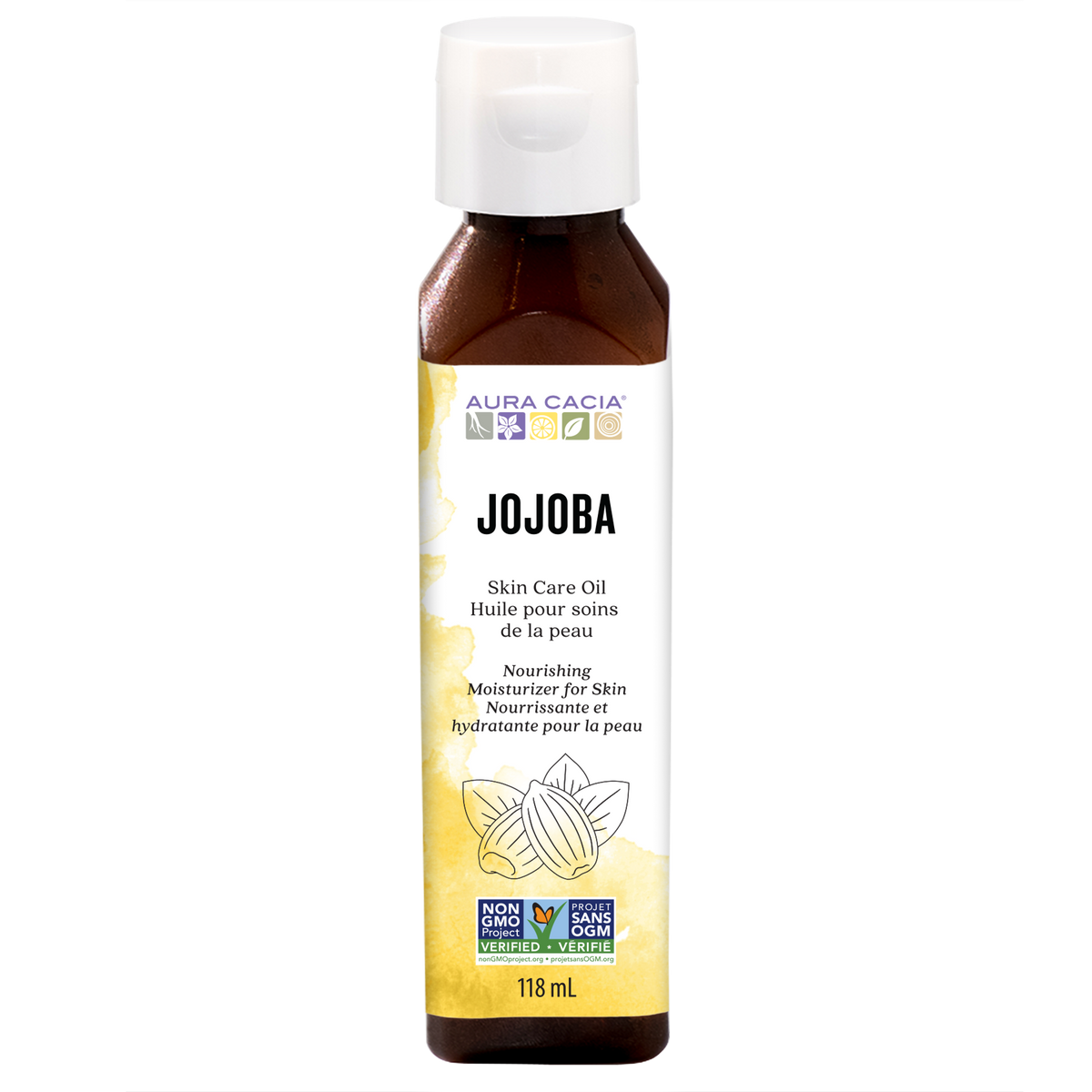 Aura Cacia Jojoba Skin Care Oil Pure 118ml