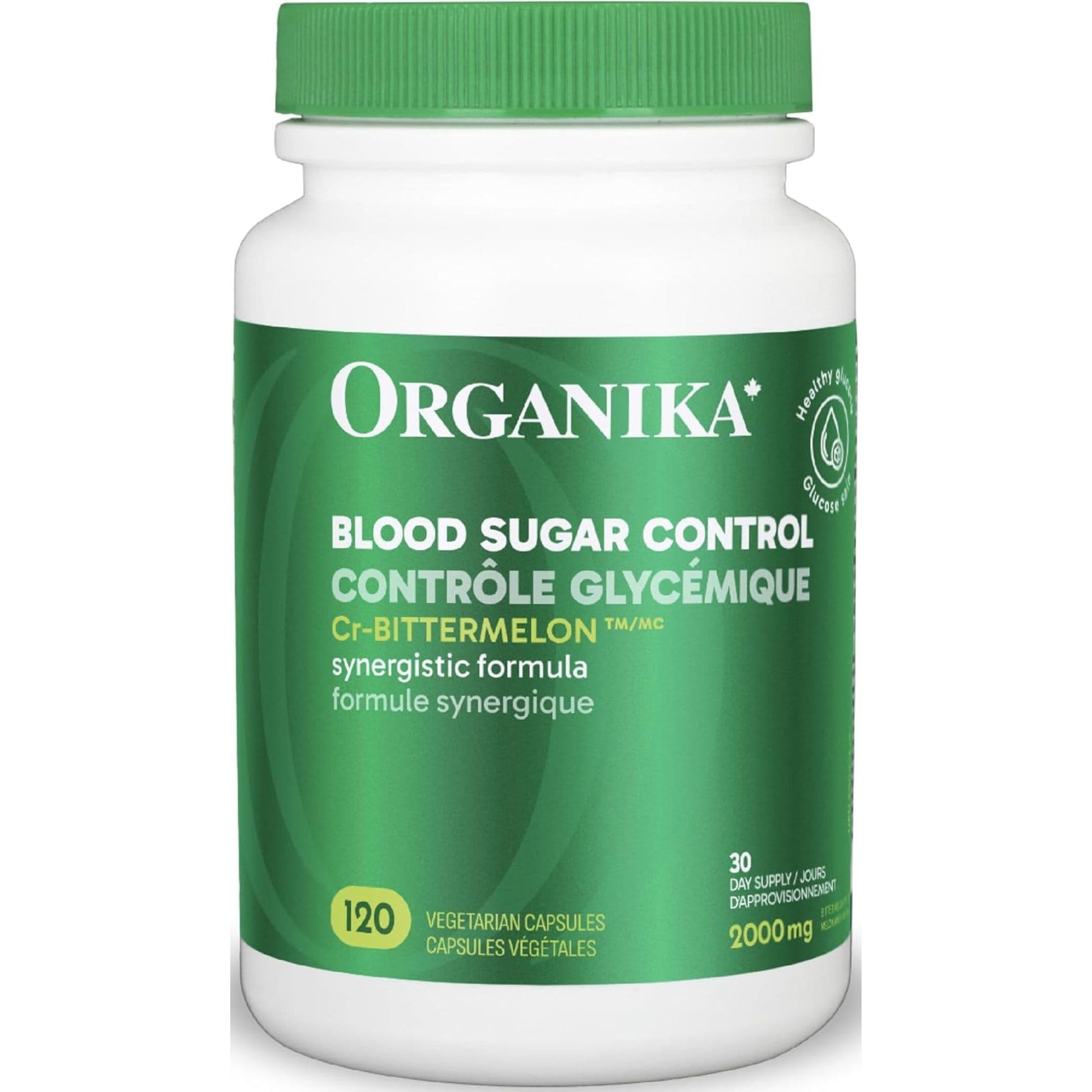 90 Vegetarian Capsules | Organika Blood Sugar Control