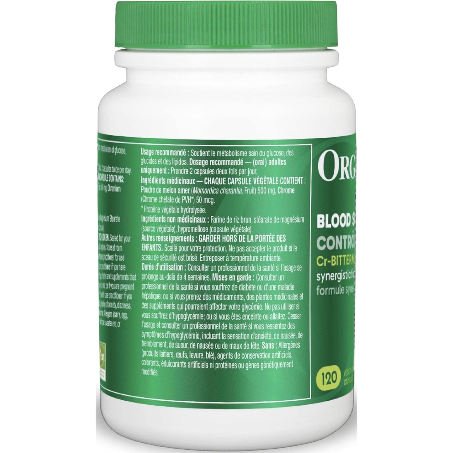 90 Vegetarian Capsules | Organika Blood Sugar Control