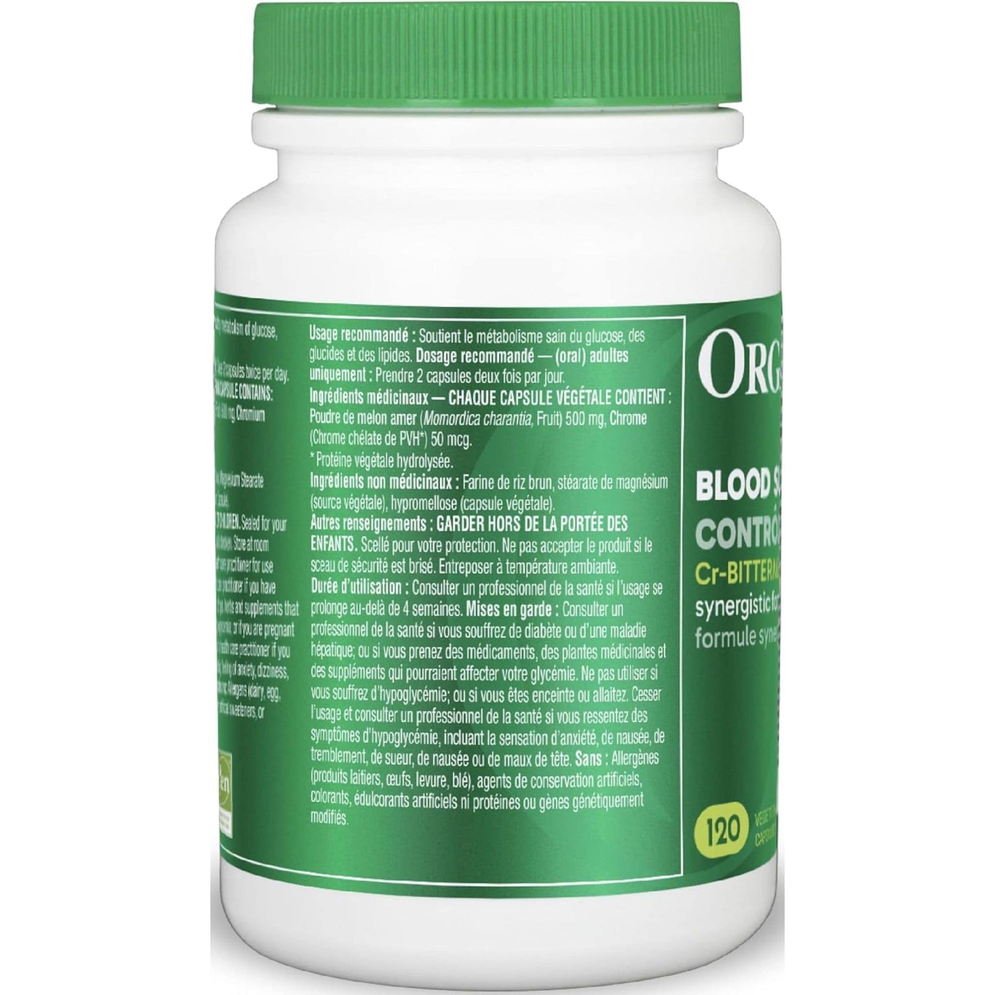 90 Vegetarian Capsules | Organika Blood Sugar Control