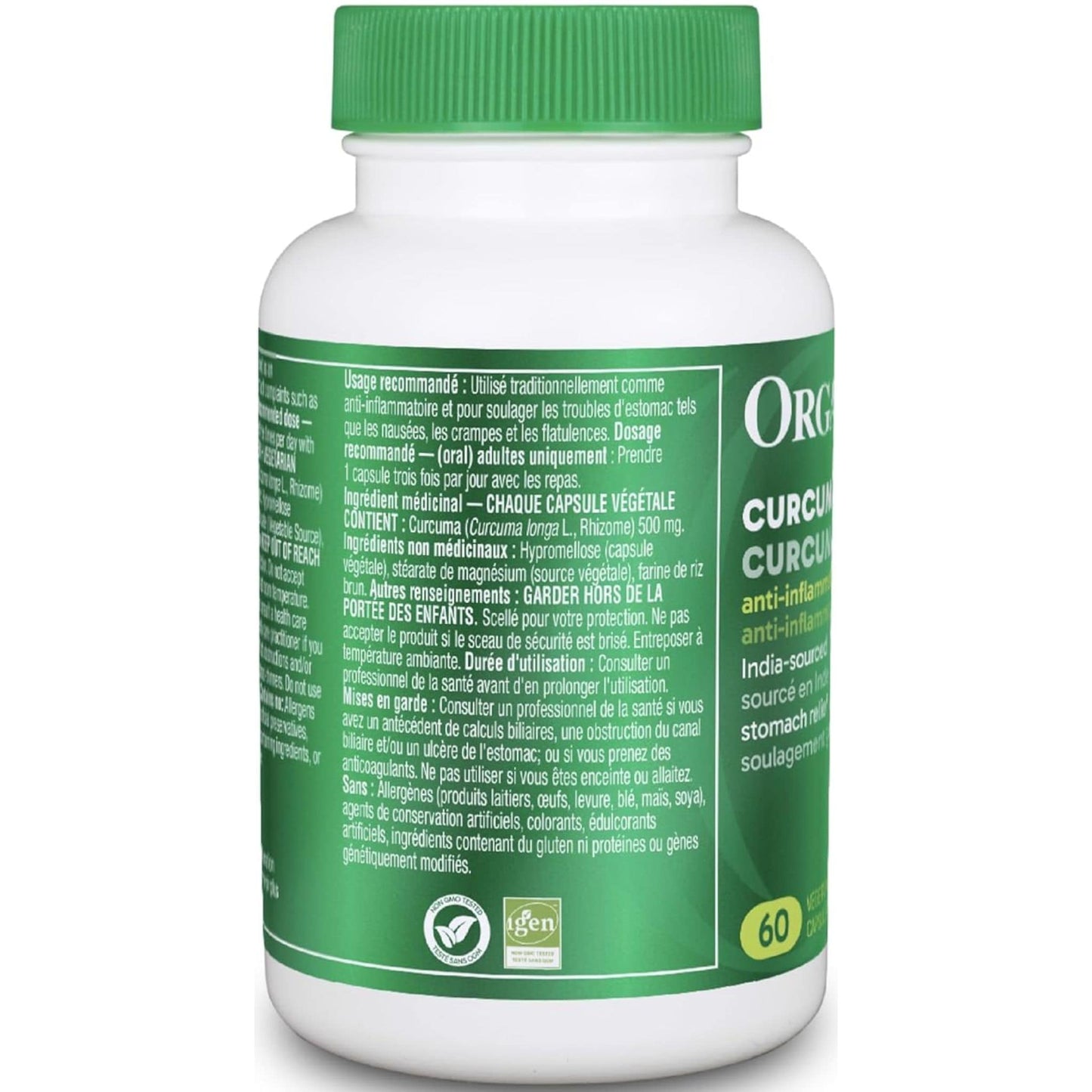 Organika Curcumin 500mg (Anti-inflammatory)