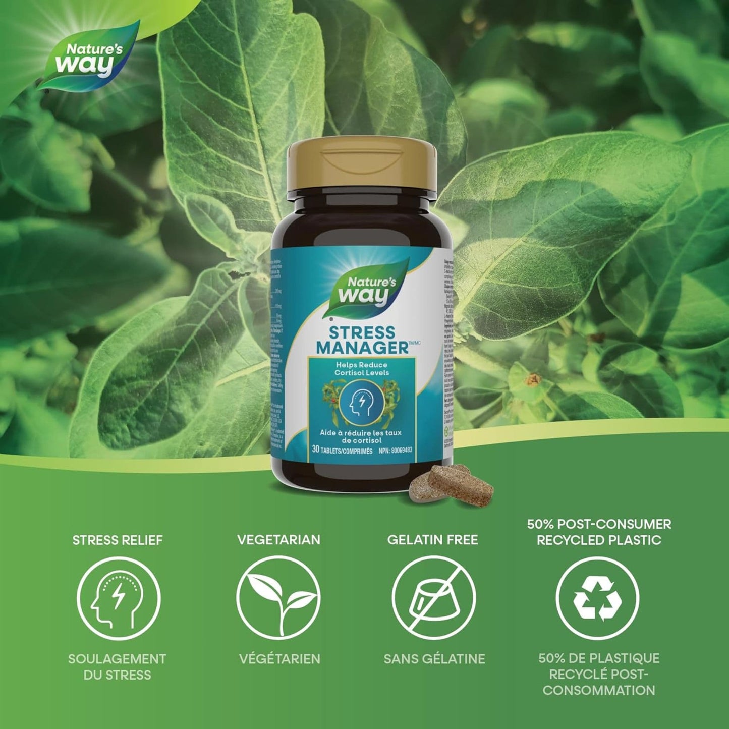 30 Tablets | Nature's Way Stress Manager