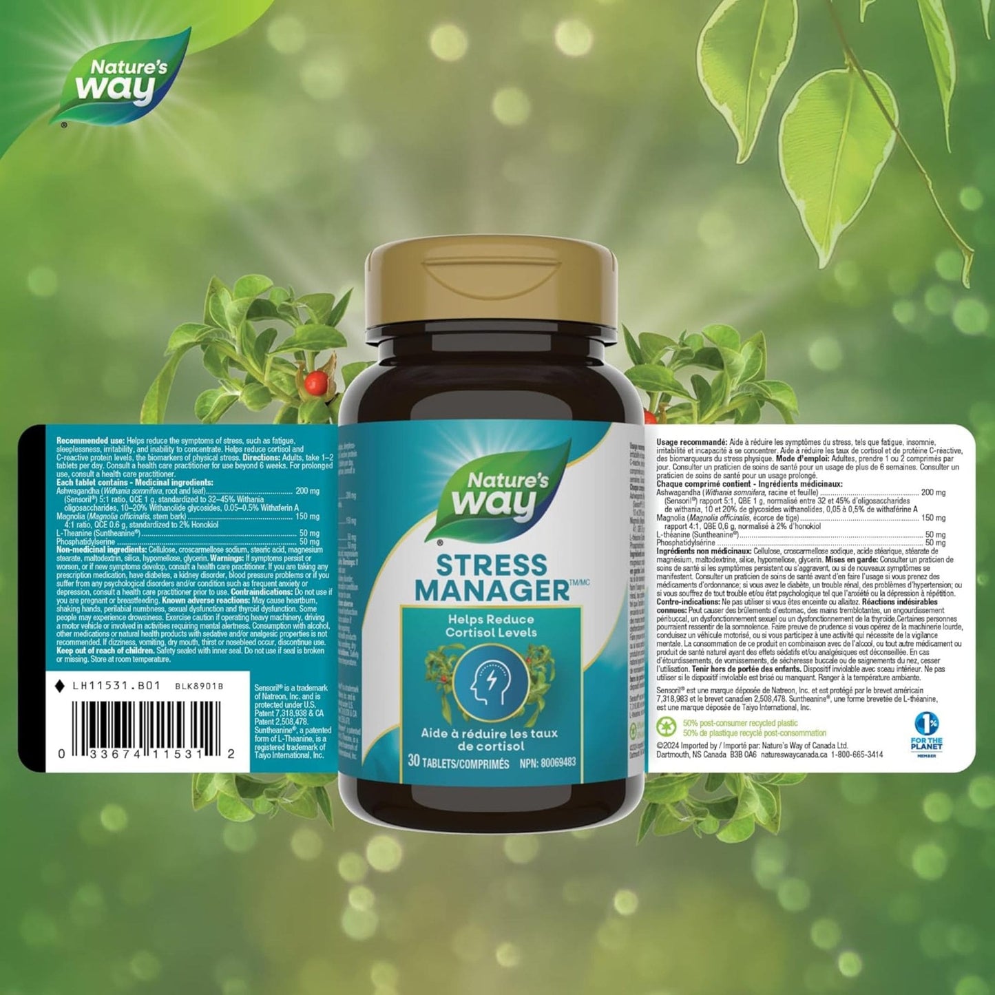 30 Tablets | Nature's Way Stress Manager