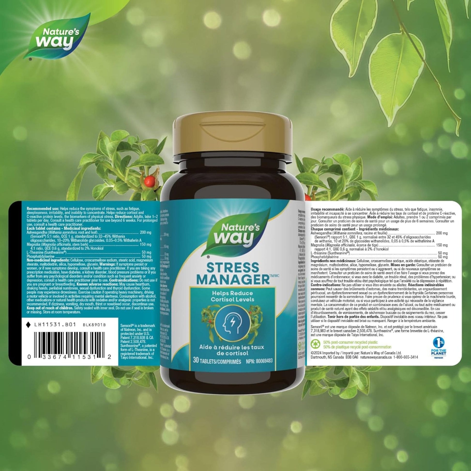 30 Tablets | Nature's Way Stress Manager