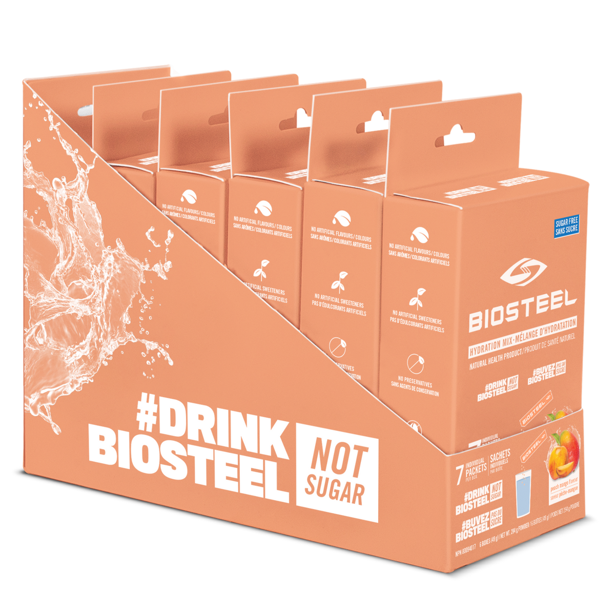BioSteel Hydration Mix - 6 x 7 Sachets Peach Mango